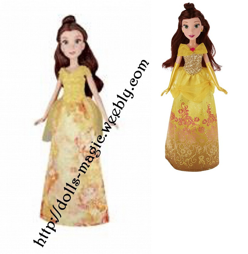 Hasbro - Disney La Reine des Neiges 2 - Poupee Princesse Disney Elsa Robe  Lumineuse - 27 cm - Films et séries - Rue du Commerce